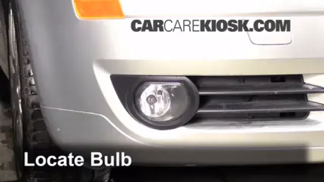 2007 Audi A3 2.0L 4 Cyl. Turbo Luces Luz de niebla (reemplazar foco)